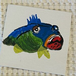 Hand painted items. Most any pic you would like on hand or paint to order